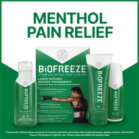 Biofreeze Pain Relief Roll-On: Fast Acting & Long Lasting, 74 mL