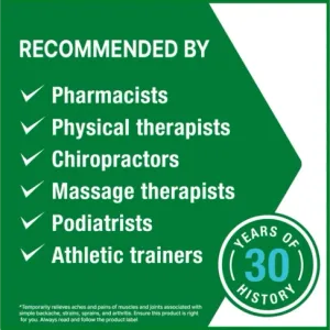 Banner text with 30 years of history logo on green and white background.